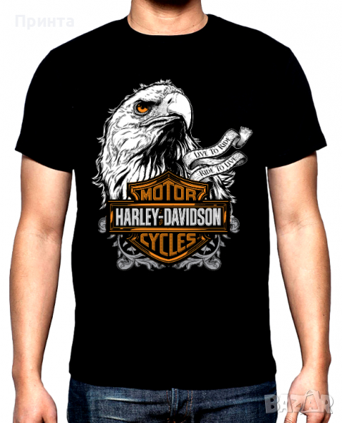 Безплатна доставка,Рокерски тениски с мотори, снимка 1