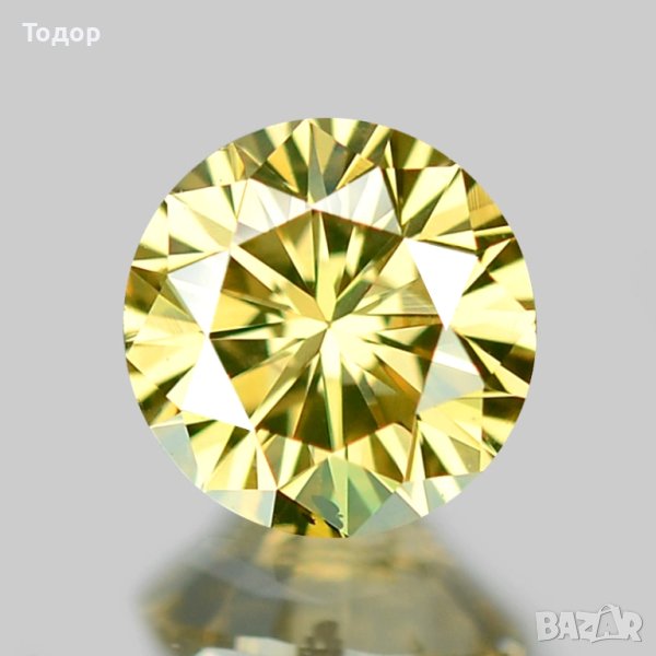 жълт Диамант 0.15 карата, снимка 1