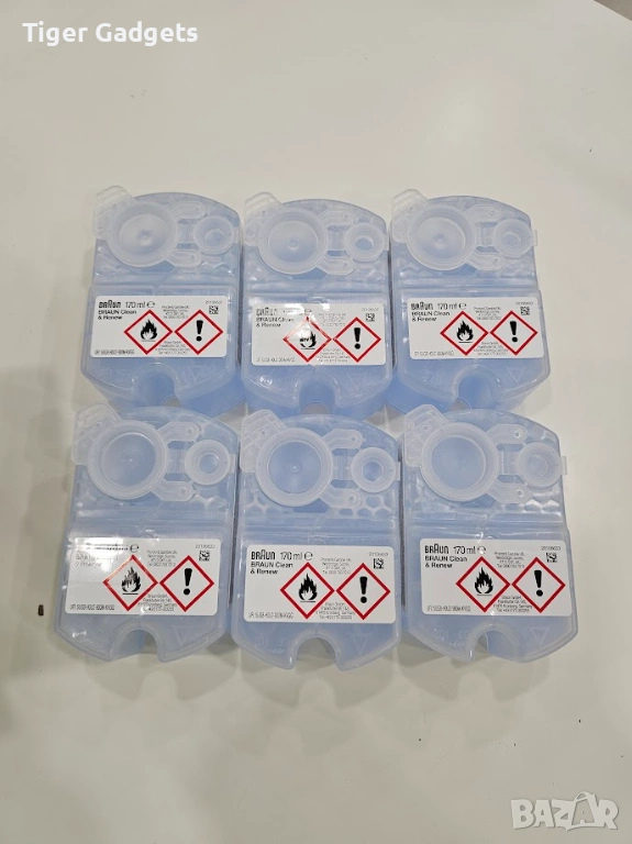 Braun Clean & Renew CCR 3in1 пълнители за почистване на самобръсначка – комплект 6 броя, снимка 1