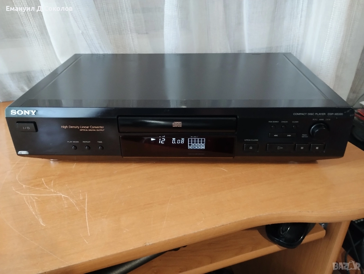 cd player sony CDP-XE 220, снимка 1