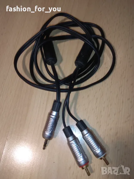 Кабел Soundlab rca чинчове към 3.5mm жак, снимка 1