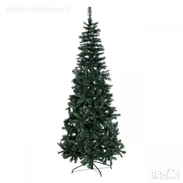 Коледна елха 758 клонки. 210х90 см. Метална стойка,, снимка 1