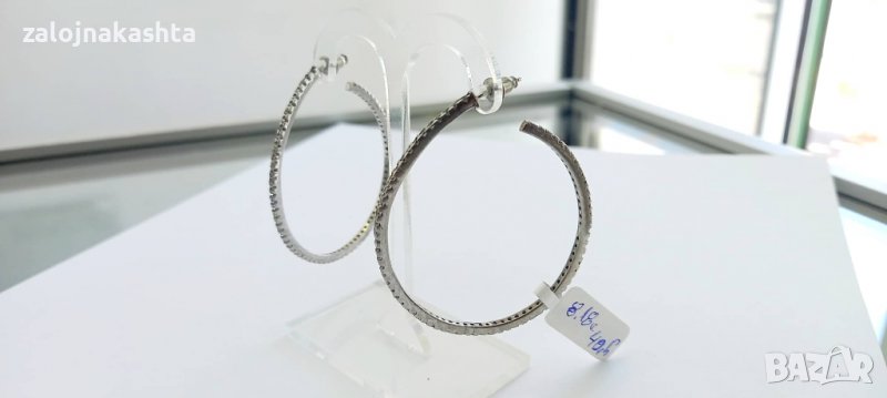 Сребърни обеци-8.18гр/925, снимка 1