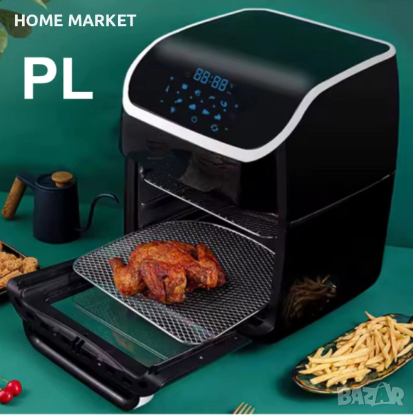 Еър Фраер Stella Power Air Fryer Oven – 12 литра, 1800W Описание:  Stella Power Air Fryer Oven – 12 , снимка 1