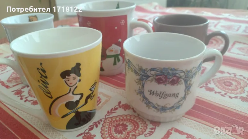 Чаши за чай 5 броя, снимка 1