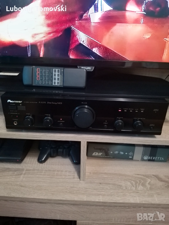 Усилвател Pioneer + дистанционно, снимка 1