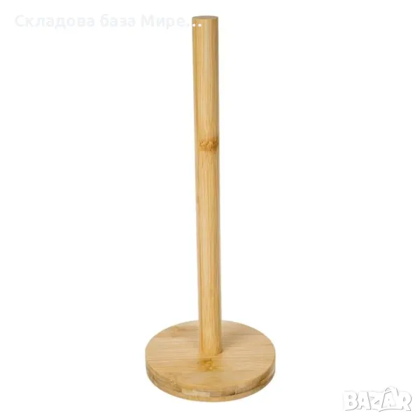 Поставка за кухненска хартия, Дървена, 13x33 сантиметра, снимка 1