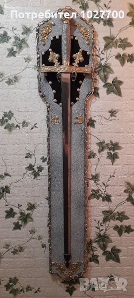 Средновековен меч рицар пано, снимка 1