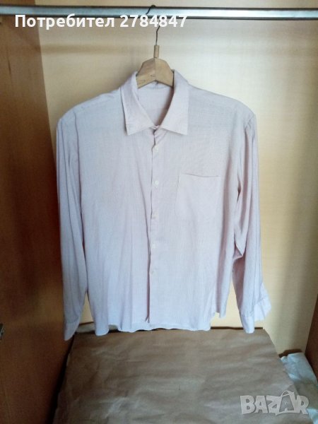 Мъжка риза с дълъг ръкав , снимка 1