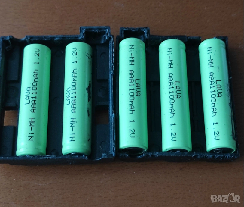 батерии LAVA NI-MH, тип AAA, 1100mah, 1.2V (Midland)=10бр., снимка 1