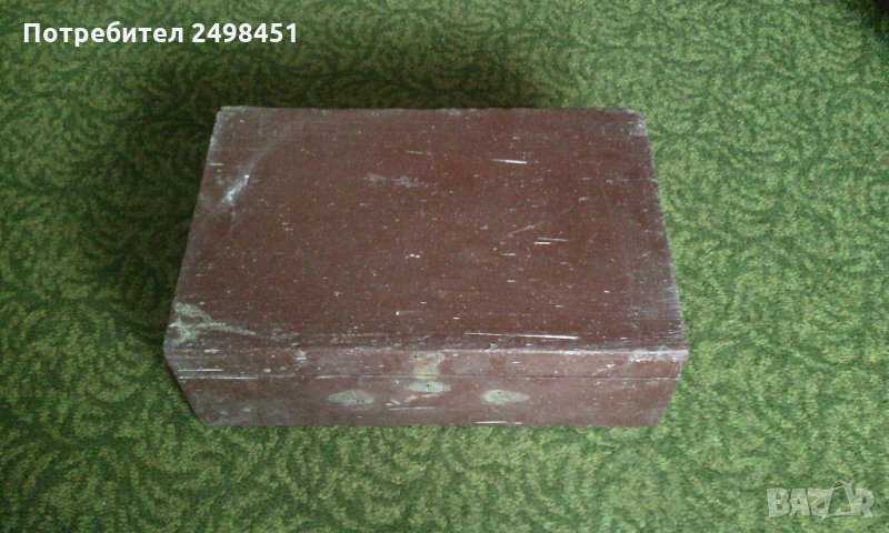 Уникален дървен куфар от втората световна война, снимка 1