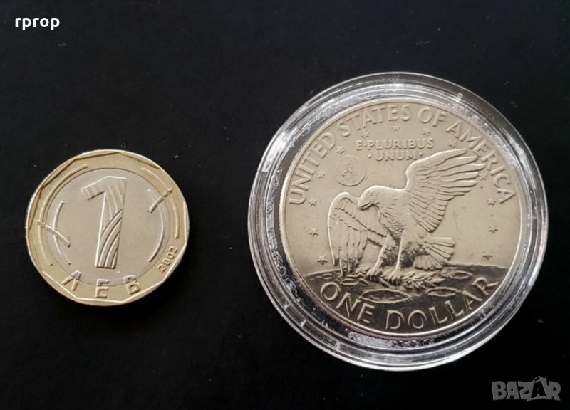 Оригинална монета. САЩ. Долар. Един Американски долар .1971 година., снимка 1