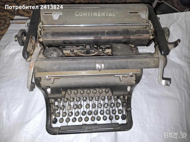 Колекционерска пишеща машина Continental, снимка 1