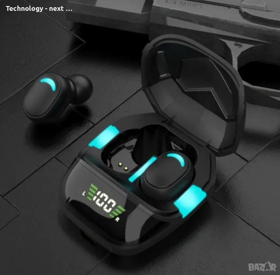 Безжични Слушалки TWS G7S, Bluetooth 5.0, LED Дисплей, Външна батерия, Гейминг Слушалки, снимка 1
