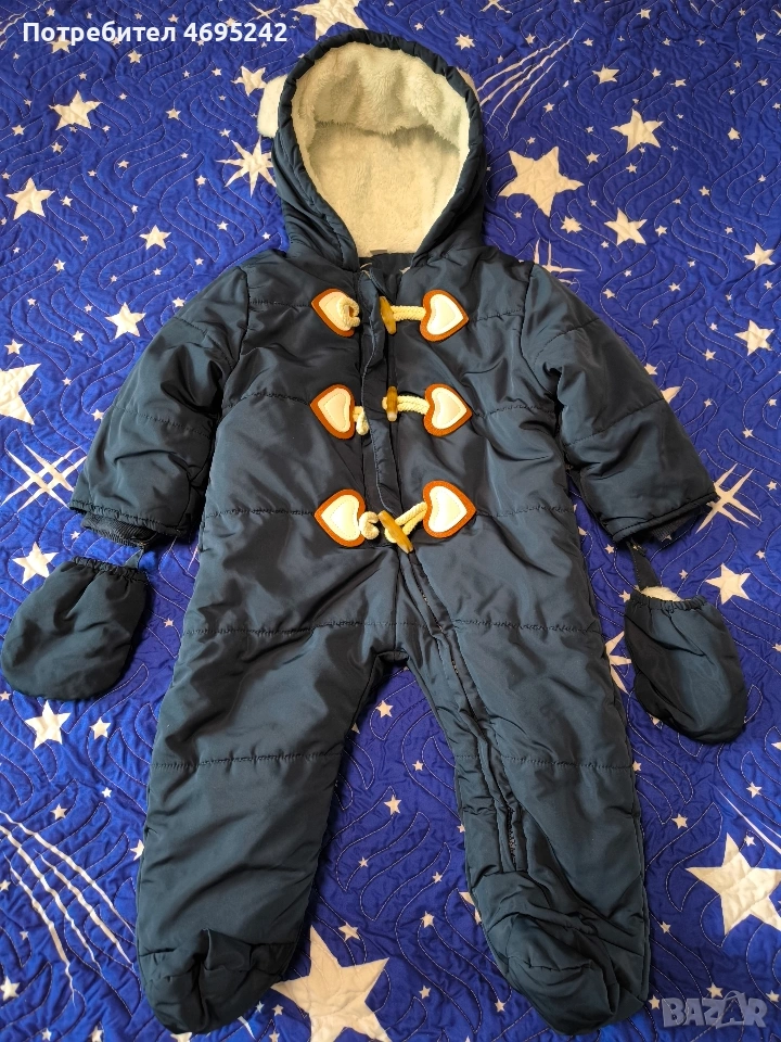 Зимен бебешки космонавт, снимка 1