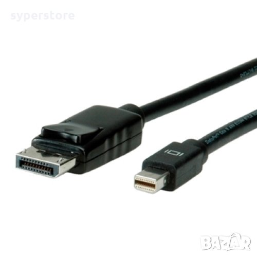 Кабел DisplayPort M - Mini DisplayPort M 3м Roline 11.04.5636 DP-M to Mini DP M, снимка 1