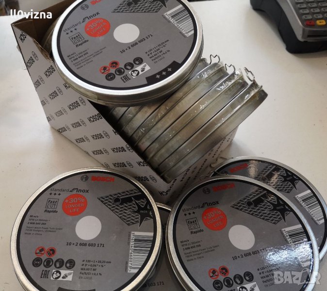 Диск за метал BOSCH RAPIDO Ф125/Ф115 - 10 броя, снимка 1