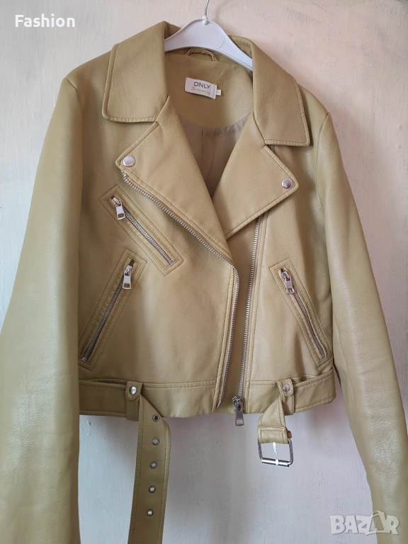 Кожено яке Only, снимка 1