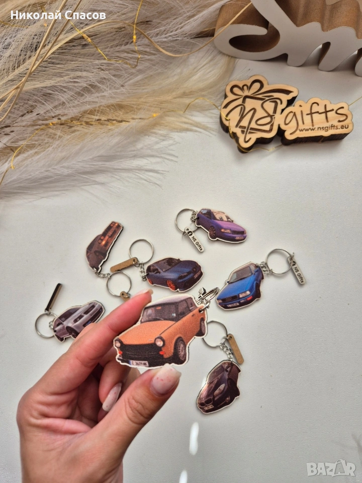 Ключодържател със снимка на Вашият автомобил, снимка 1