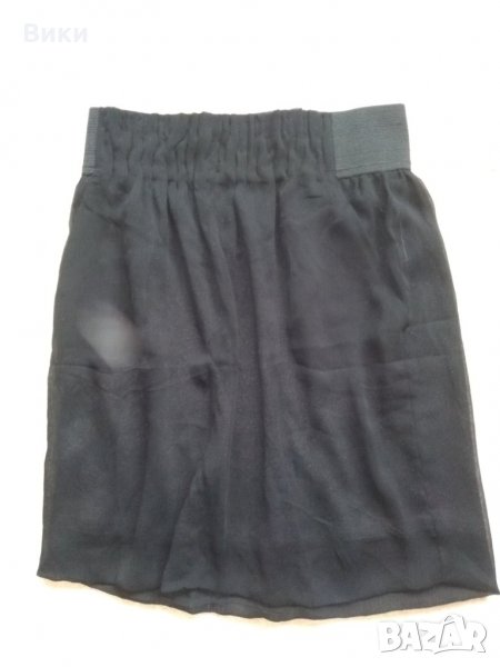 Черна къса пола  Amisu, снимка 1