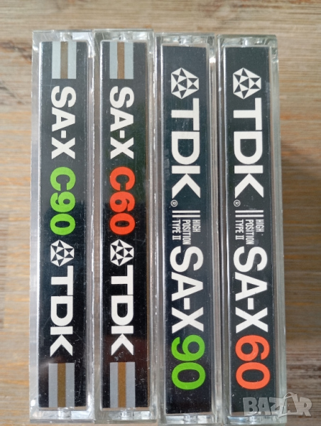 TDK SA XC90 / TDK SA X60 хромни аудио касети от лична колекция -Лот от 4 бр!, снимка 1
