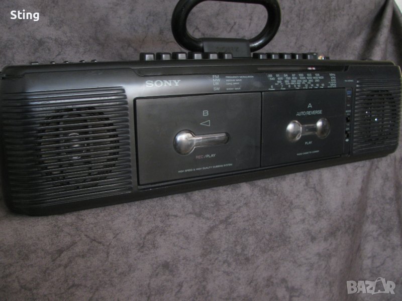 SONY CFS - EW60L BOOMBOX Радиоприемник Автореверс 70те Отл., снимка 1
