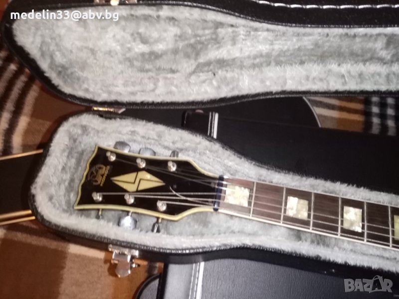 Hondo Les paul Gibson Black Beauty Copy Japan 1970 китара, снимка 1