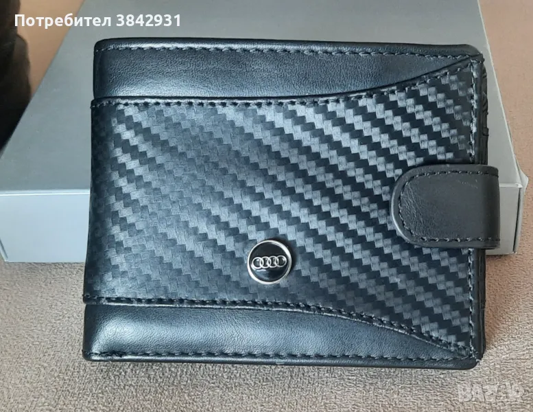 Мъжки портфейл Auto set с лого Audi, снимка 1