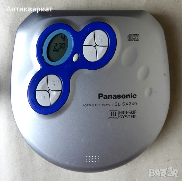 Преносим портативен CD плеар "Discman" PANASONIC SL-SX240 / Japan, снимка 1