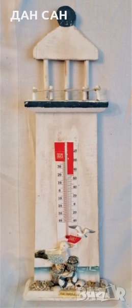 термометър висок морски фар ретро, снимка 1