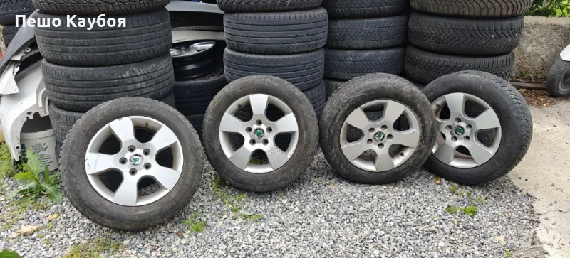 Алуминиеви Джанти Skoda 15ц 5x112, снимка 1