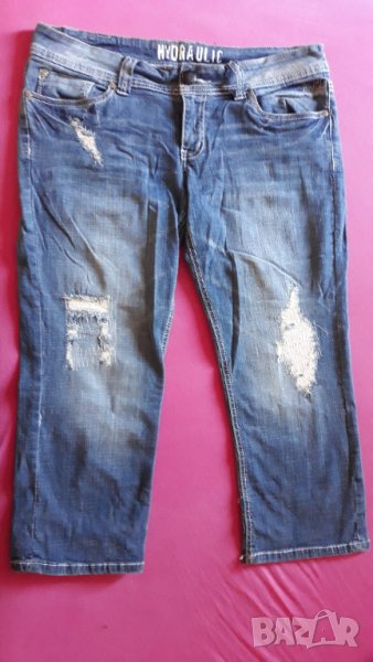 3/4 дънки с ефекти ХЛ, снимка 1