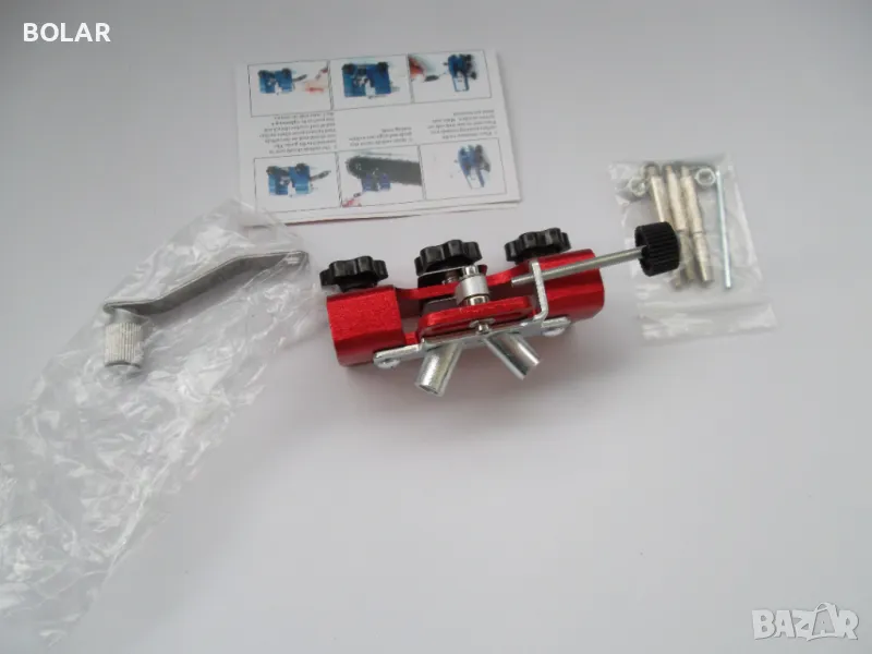 РЪЧНА  МАШИНКА ЗА ТОЧЕНЕ НА ВЕРИГИ, снимка 1