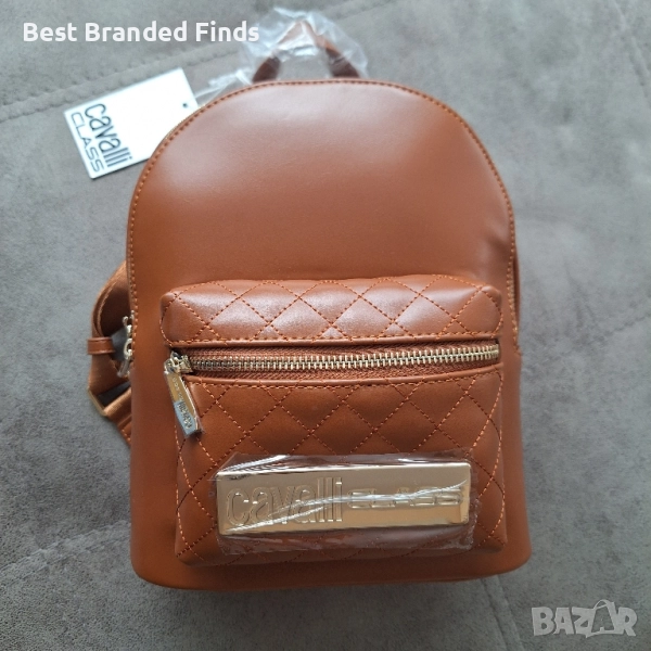 Нова! Оригинална раница Cavalli class в кафяво, снимка 1