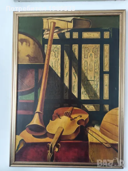 Стара маслена картина , снимка 1