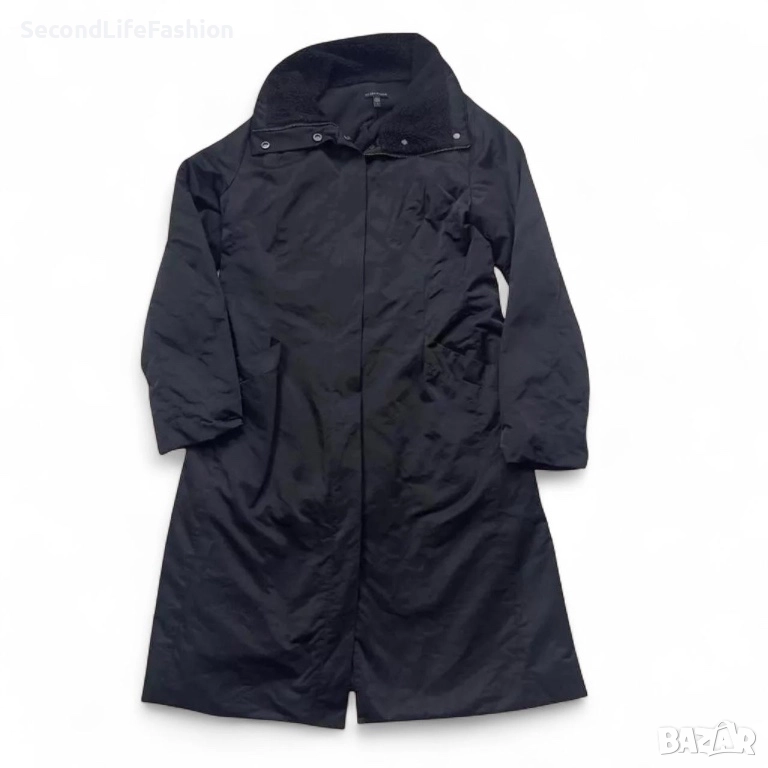 Дълго яке Eileen Fisher дамско размер S, черно, снимка 1