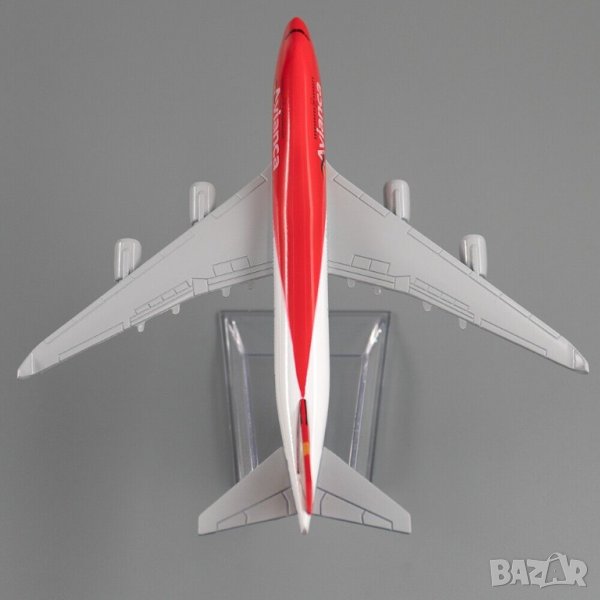 Боинг 747 самолет модел макет Avianca метален B747 пътници полет лайнер ...
