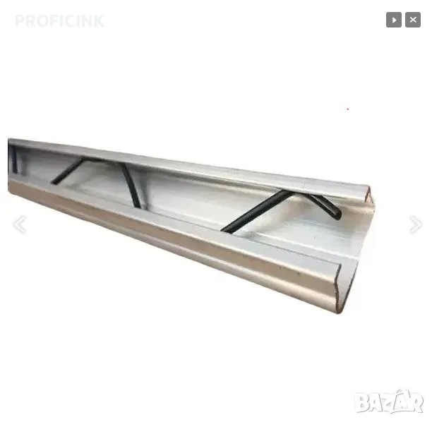 У-профил за фиксиране на полиетилен (+тел) за оранжерия/ оранжерии, снимка 1