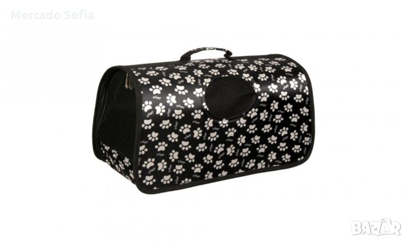 Чанта за носене на домашни любимци - Черни подметки, снимка 1