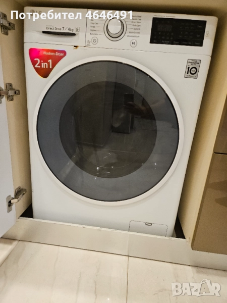 LG F2J6HM0W Slim Пералня със сушилня - Direct Drive, снимка 1