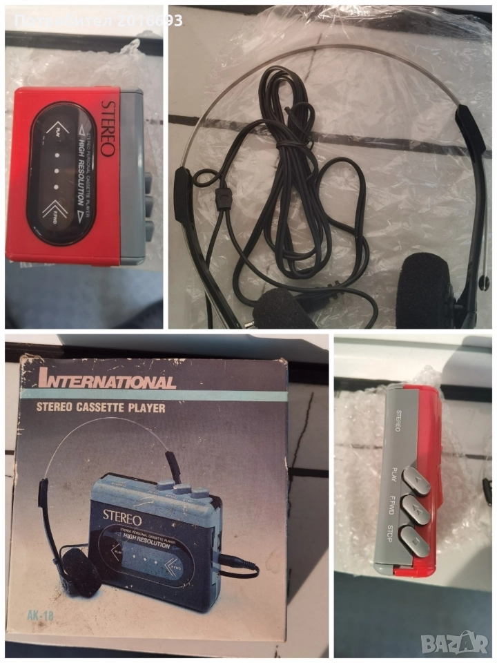 STEREO CASSETTE PLAYER. , снимка 1