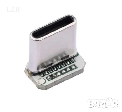 USB Type C 4 пина конектор за запояване, снимка 1