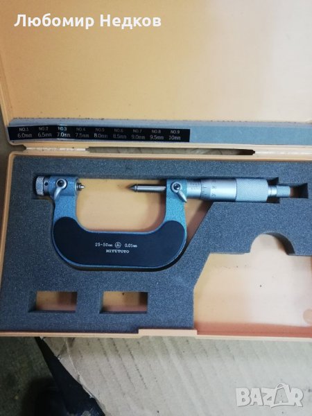 Микрометър резбомер Mitutoyo 25-50мм, снимка 1