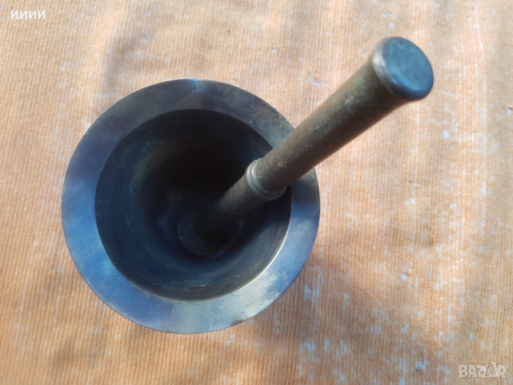 Бронзово хаванче с уши , снимка 1