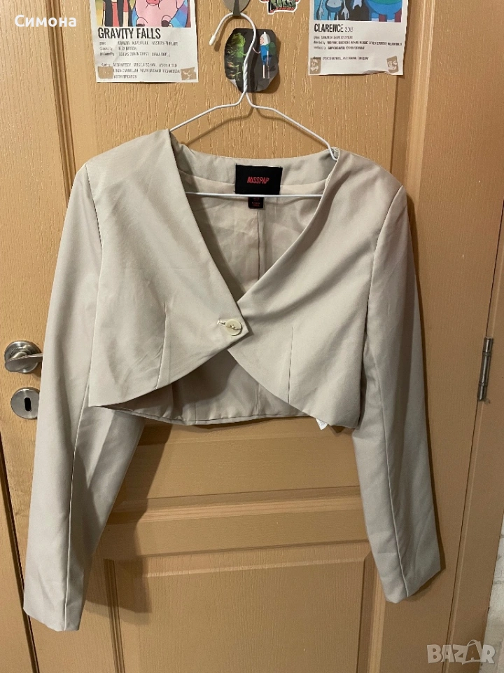 Crop-top блейзър Misspap, снимка 1