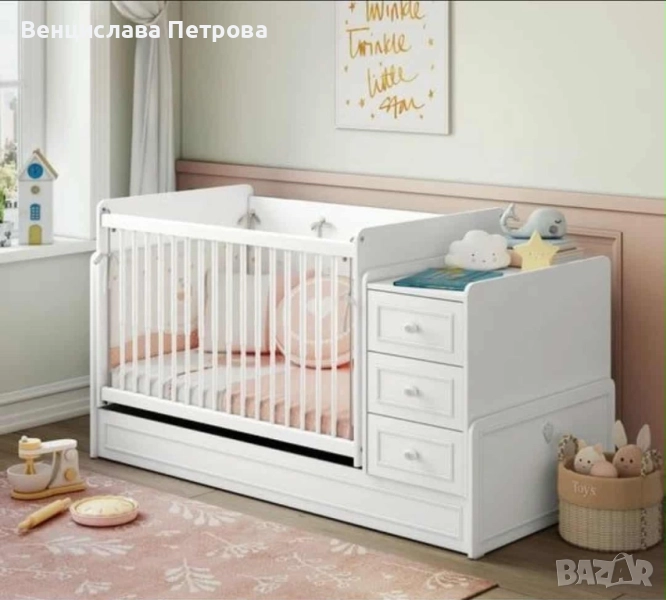 Трансформираща кошара Romantic Baby, снимка 1