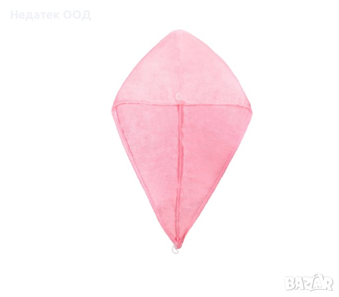  Кърпа за подсушаване на коса, Hair Wrap, розова, снимка 1