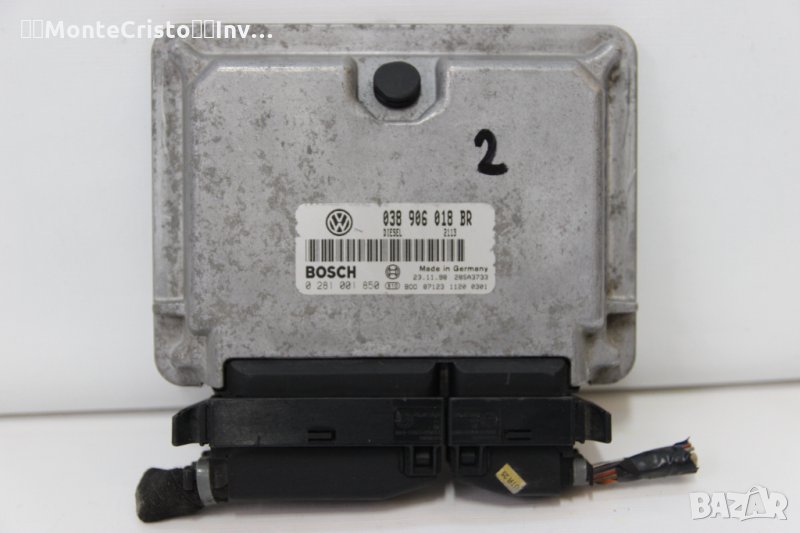 Моторен компютър ECU Skoda Octavia I / 038906018BR / 038 906 018 BR / 0 281 001 850 / 0281001850, снимка 1