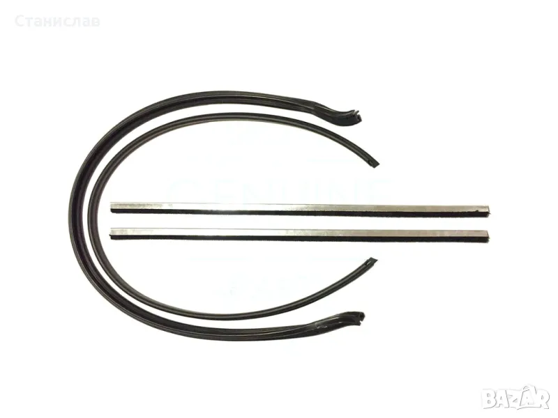 Mercedes W114/W115 Уплътнение с метални четки за люк , снимка 1