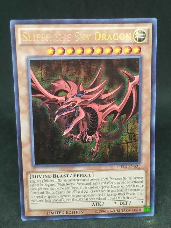 Оригинална карта Yu-Gi-Oh! Slifer The Sky Dragon ! Prismatic Secret Rare  Югио в Карти за игра в гр. Стара Загора - ID29649661 — Bazar.bg